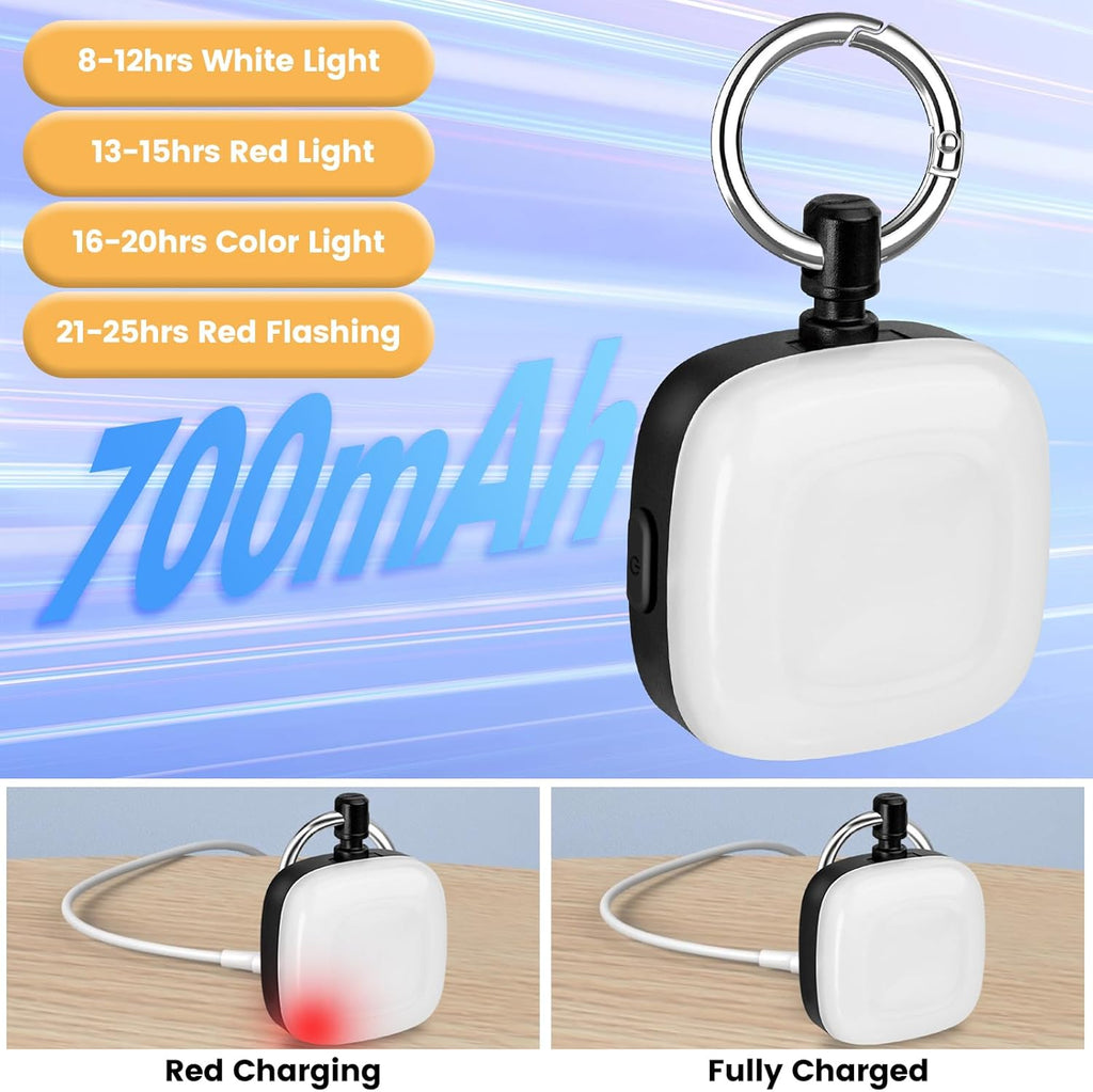Dog Collar Light 2 Pack, USB Rechargeable, IP68 Waterproof for Night Walking N68492