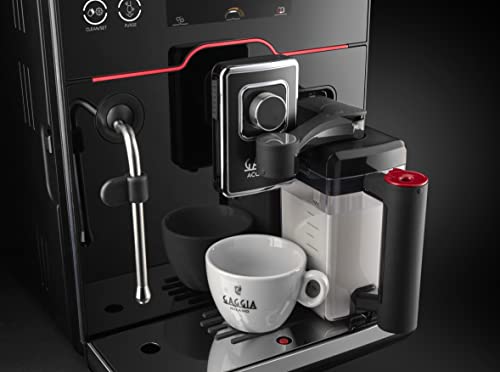 Gaggia Accademia Luxury Italian Fully Automatic Espresso Machine, Brushed Stainless G741