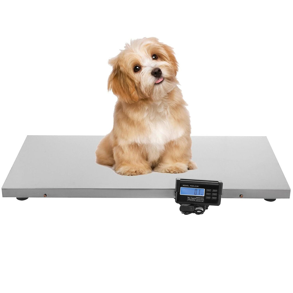 Dog Scale for Large Dogs, 660Lbs x 0.2Lbs Vet Pet Scales Digital Animal Scale Shipping Packages Weight Scale Weigh Livestock for Pet Dog Hog Sheep Goat Pig Sheep Weight Scale