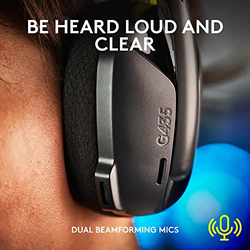 Logitech G435 LIGHTSPEED Wireless Bluetooth Gaming Headset - Black V87365