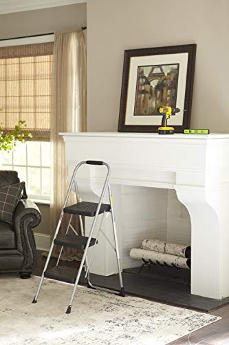 COSCO 2-Step Steel Step Stool, Gray Q61005
