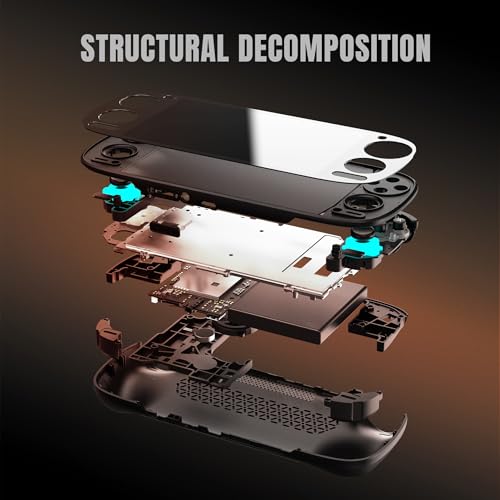 Retroid Pocket 5 Retro Handheld Game Console, 5.5-inch 1080p Touchscreen, Android 13, Black Q1164