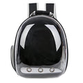 Dog Cat Backpack Carriers, Transparent Capsule Pet Travel Backpack, Airline-Approved, Breathable Pet Bubble Backpack Carrier for Travel, Hiking, Walking & Outdoor Use Black
