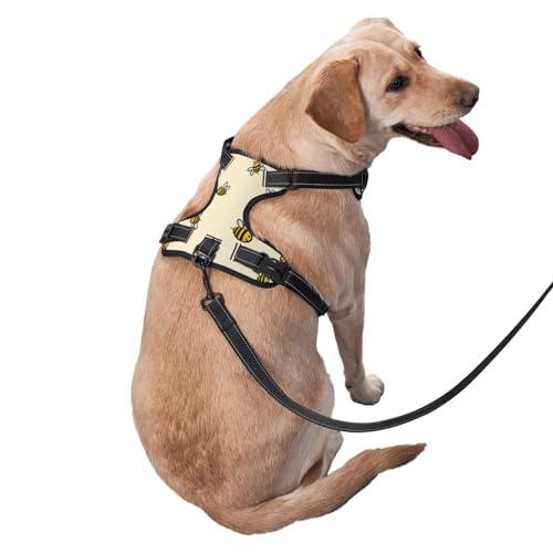 Reflective Adjustable Gothic Mushroom Dog Harness for Small Medium Pets V80332