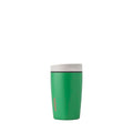 Owala SmoothSip Slider Insulated Stainless Steel Coffee Tumbler, Reusable Iced Coffee Cup, Hot Coffee Travel Mug, BPA Free 12 oz, Grey/Green (Sour Apple)