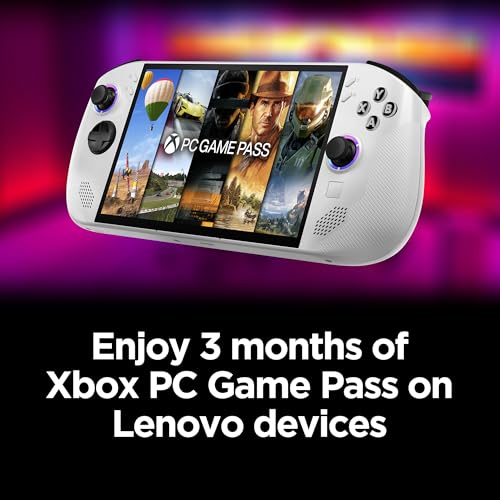 Lenovo Legion Go S 2025 Mobile Gaming Console, AMD Ryzen Z2 Go, 8" 120Hz Display, 512GB, Glacier White H896767