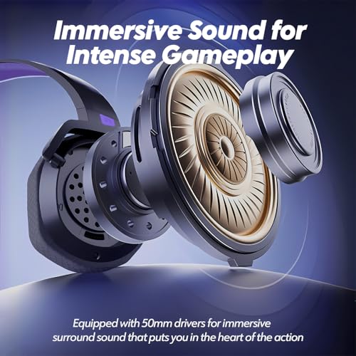 NUBWO G06 Dual Wireless Gaming Headset with Microphone for PS5, PS4, PC O599