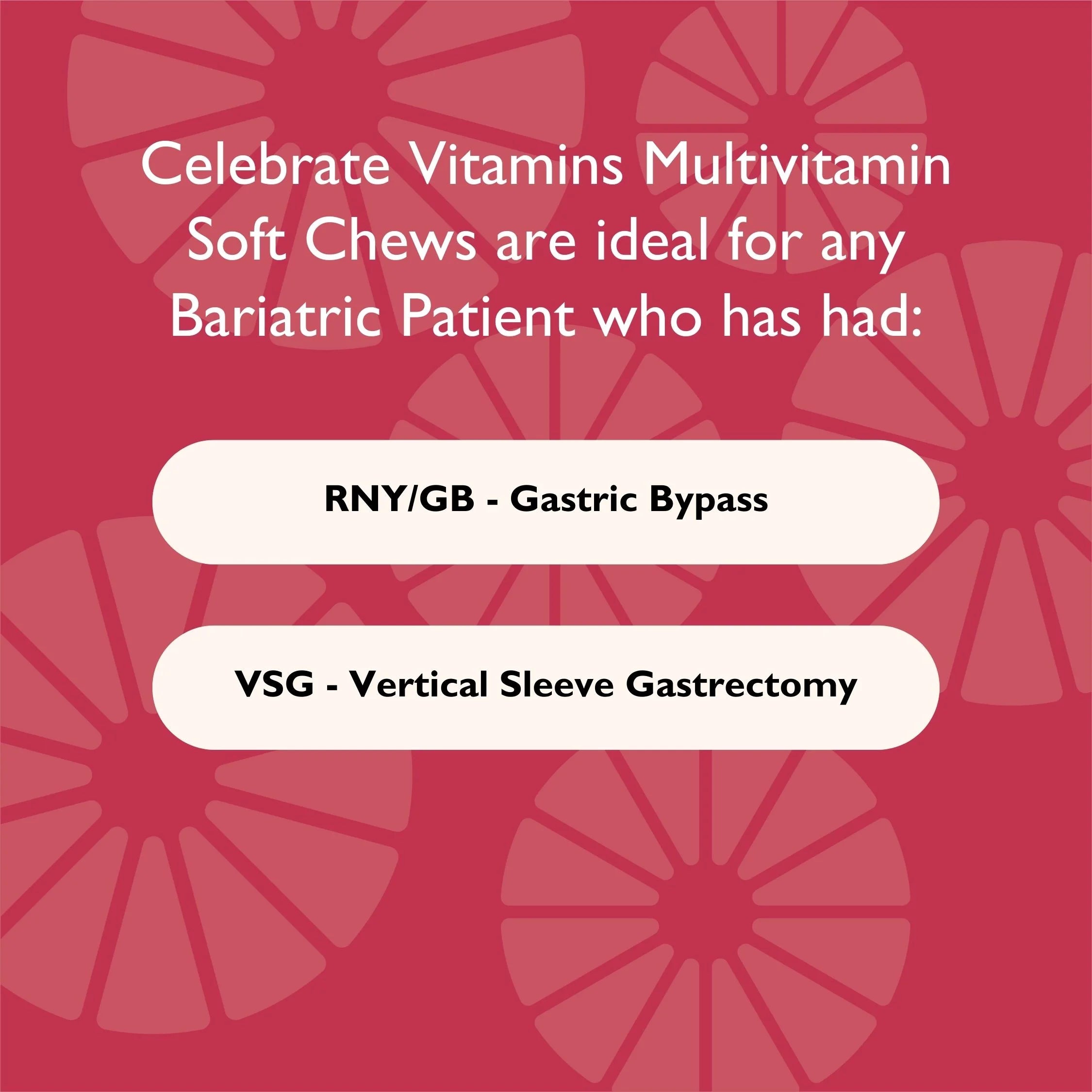 Celebrate Vitamins Bariatric Multivitamin Soft Chews, 180 Count L553