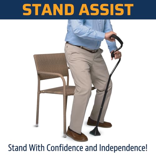 StrongArm Comfort Cane Self Standing Lightweight Adjustable Walking Cane X826
