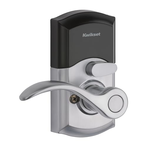 Kwikset SmartCode 955 Keyless Keypad Door Lock with Handle, Satin Nickel Q5981