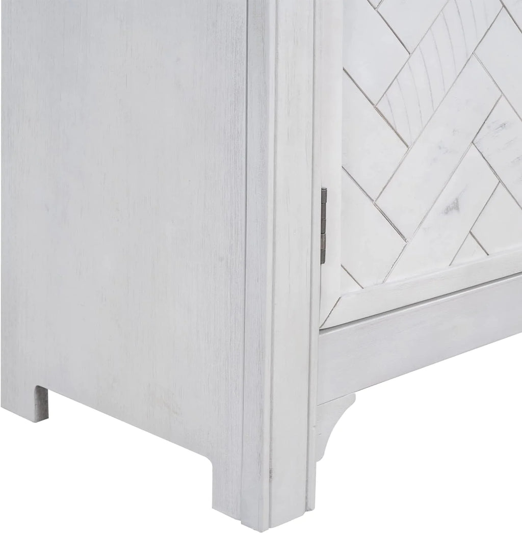 40 inch Accent Cabinet with Adjustable Shelves, Antique Sideboard Buffet N296973