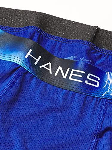 Hanes Men's Sport X-Temp Ultra Lightweight Long Leg Boxer Brief 4-Pack H340035