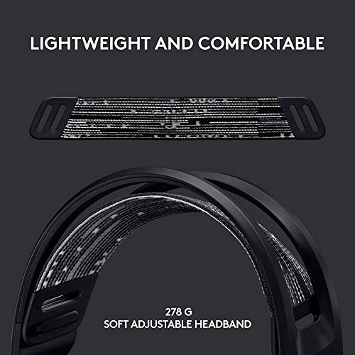 Logitech G733 Lightspeed Wireless Gaming Headset – Black, PC, PS5, PS4, Switch F9206