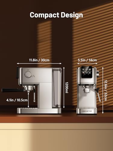 20Bar Espresso Machine with Milk Frother & Touch Screen Y43703