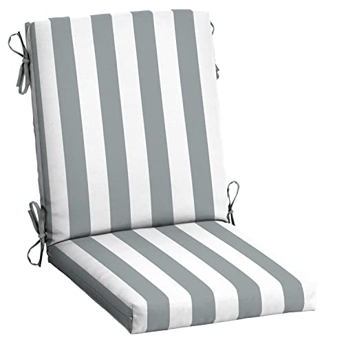 Arden Outdoor Dining Chair Cushion, 20 x 20, Rain-Proof, Peacock Blue Green Texture J4105