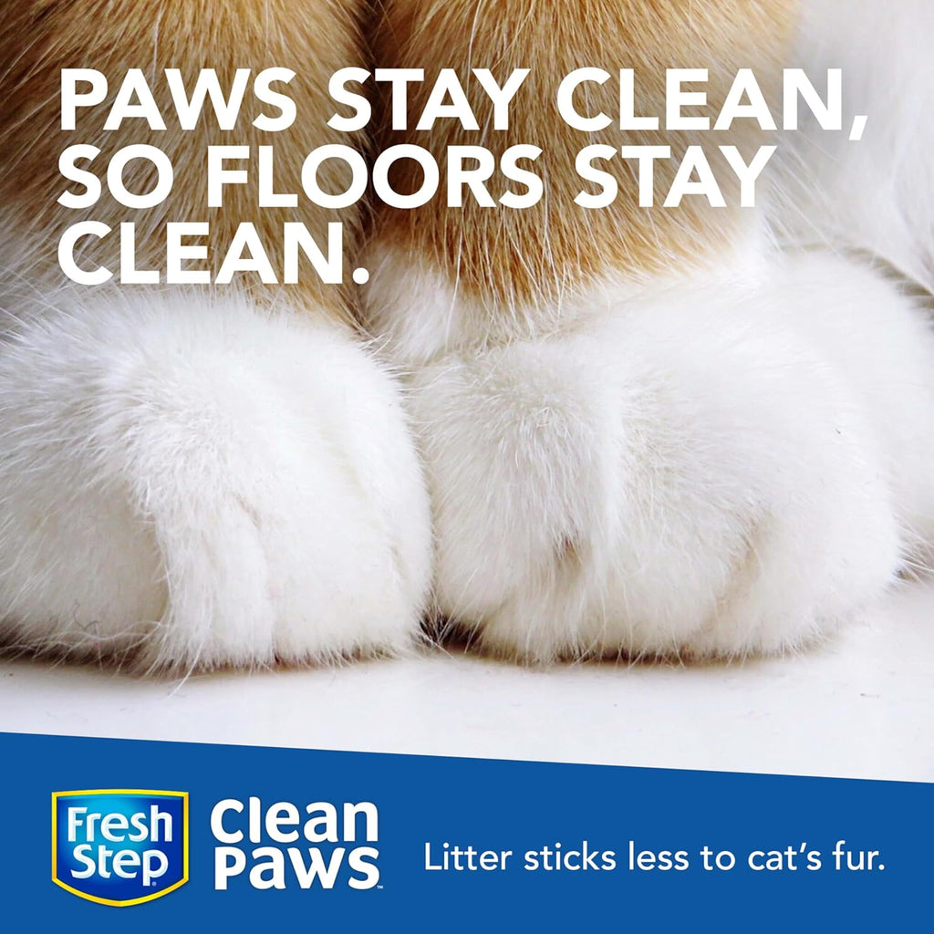 Fresh Step Clean Paws Triple Action Scented Clumping Cat Litter, 22.5 lbs N539
