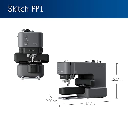 Brother Skitch Single-Needle Embroidery Machine, 4" x 4" Area, Bluetooth E322045