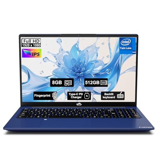 15.6" FHD IPS Laptop, 8GB RAM 128GB SSD, 13th Gen Intel N150 P450