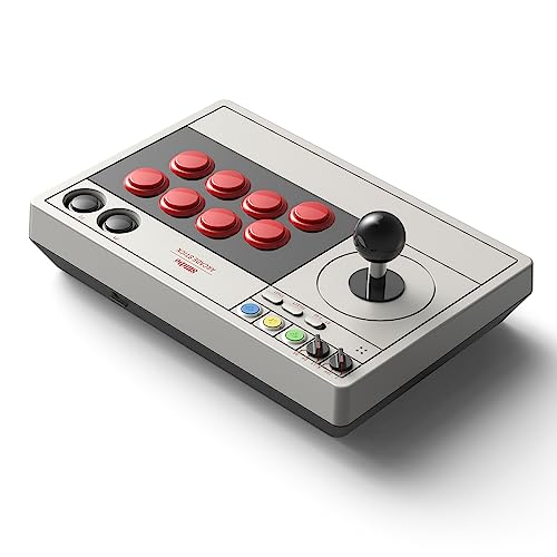 8Bitdo Arcade Stick for Switch & Windows, Wireless Bluetooth, 2.4G and Wired H47331