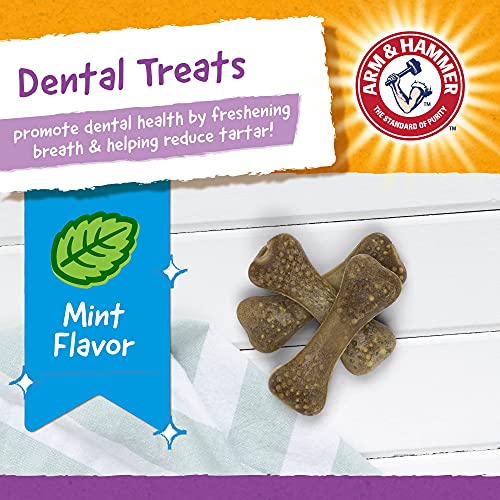 Arm & Hammer for Pets Nubbies Dental Treats for Dogs, Peanut Butter Flavor, 20 Count I693758