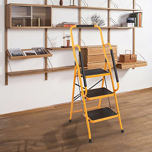 Winado 2 Step Ladder with Handrails, 500LBS Folding Step Stool O203913