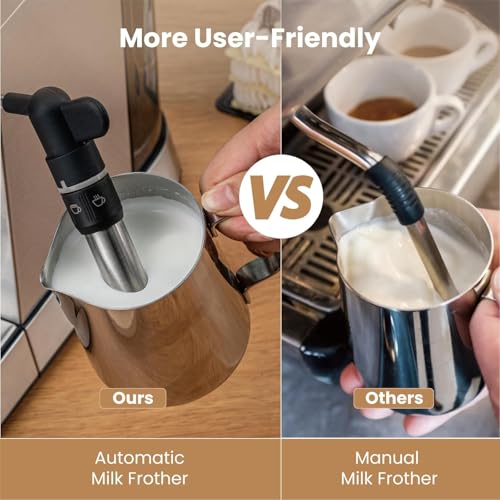 Gevi Espresso Machine 20 Bar with Auto Milk Frother, Stainless Steel D6478