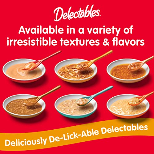 Hartz Delectables Gravy Chicken Flavor Lickable Cat Treat, 12 Pack D3643