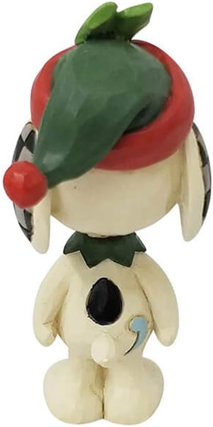 Enesco Jim Shore Peanuts Snoopy Elf Miniature Figurine I5491