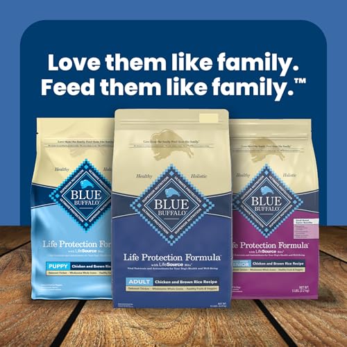 Blue Buffalo Life Protection Natural Adult Dry Dog Food Fish and Brown Rice 15-lb L25102