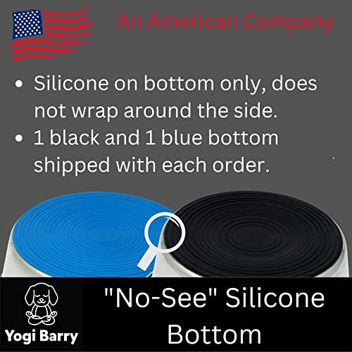 Stainless Steel Dog Bowl with Non-Skid Base, 2 Pack X2796