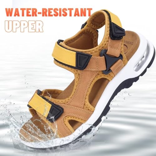 visionreast Mens Athletic Sandals Non-slip Outdoor Hiking P706