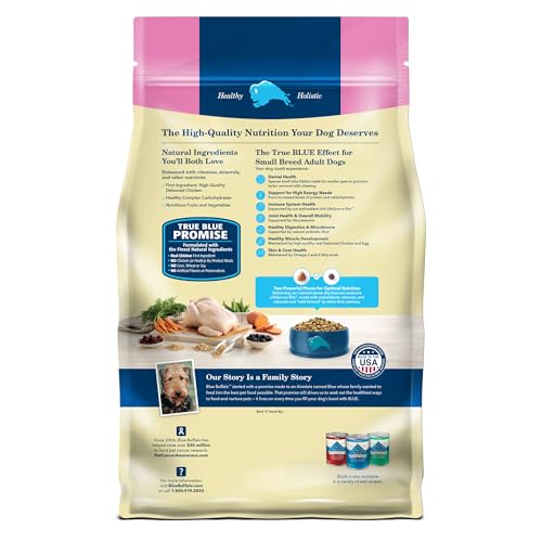 Blue Buffalo Life Protection Formula Adult Small Breed Dry Dog Food, Chicken & Brown Rice, 5-lb. Bag E5301