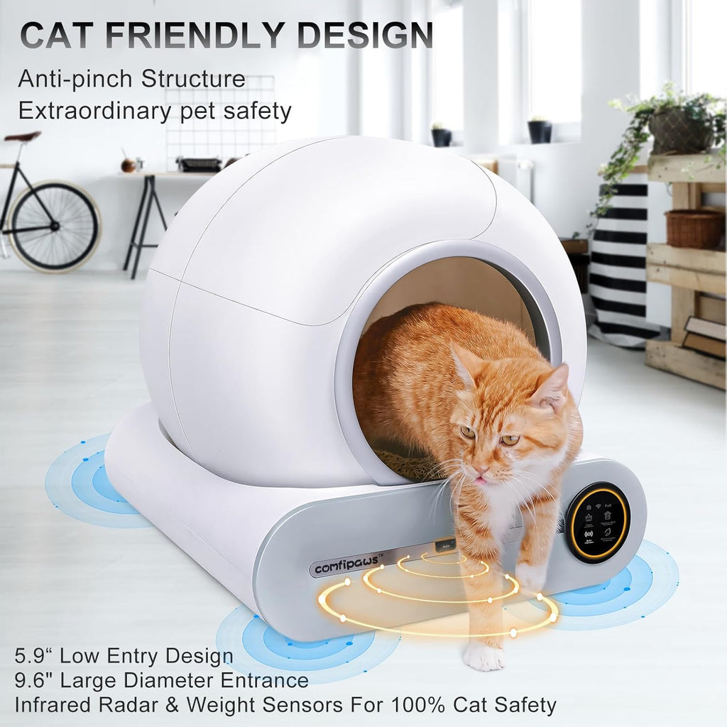 Automatic Cat Litter Box Self Cleaning with APP Control K191540