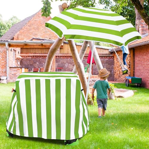 Kids Water Table Cover Outdoor Play Heavy-Duty 600D Waterproof Blue Q47935