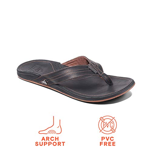 REEF J-Bay III Men's Full Grain Leather Flip Flop Q2986