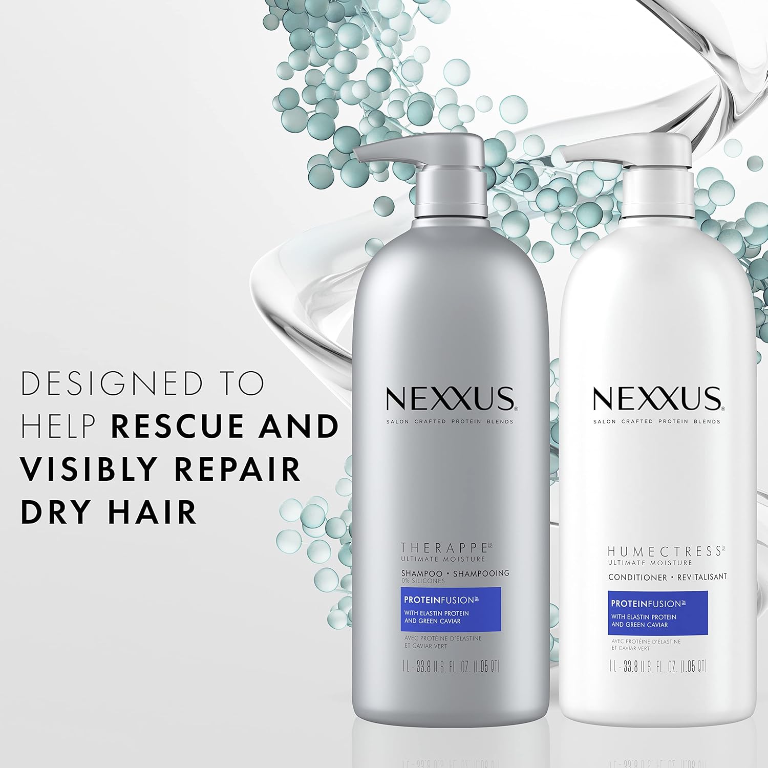 Nexxus Therappe Ultimate Moisture Shampoo for Dry Hair, 33.8 oz Q4634