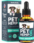 Charlie & Buddy Hemp Оil for Dogs Cats - Helps Pets with Аnxiеty, Pаin, Strеss, Slееp, Аrthritis, Sеizures Rеlief - Нiр Jоint Hеalth - Cаlming Trеats