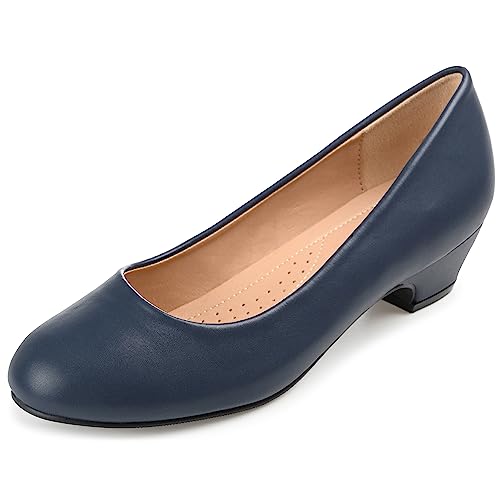 Journee Collection Women's Comfort Medium and Wide Width SAAR Pump