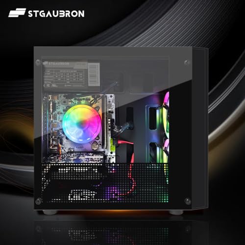STGAubron Gaming PC Desktop, Intel Core i7, Radeon RX 580 8G, 16G RAM, 512G SSD G93438