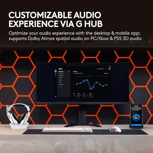 Logitech G Astro A50 Wireless Gaming Headset + Base Station for PS5, Xbox, PC V69935