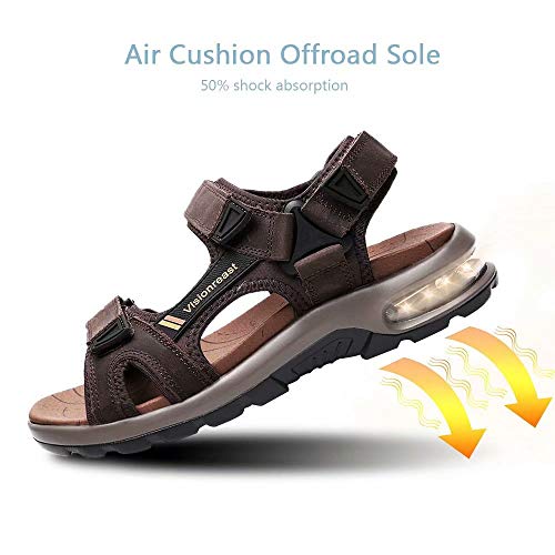 visionreast Mens Athletic Sandals Non-slip Outdoor Hiking P706