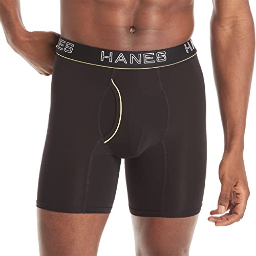 Hanes mens Comfort Flex Fit Ultra Lightweight Mesh Boxer Briefs 4-pack Q55376