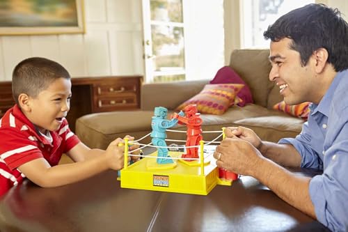 Mattel Games Rock 'Em Sock Em Robots Boxing Ring Game T90174