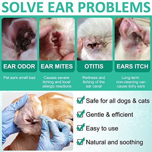 Dog Ear Cleaner Treatment for Itchy Inflamed Ears, 60ml Q20044