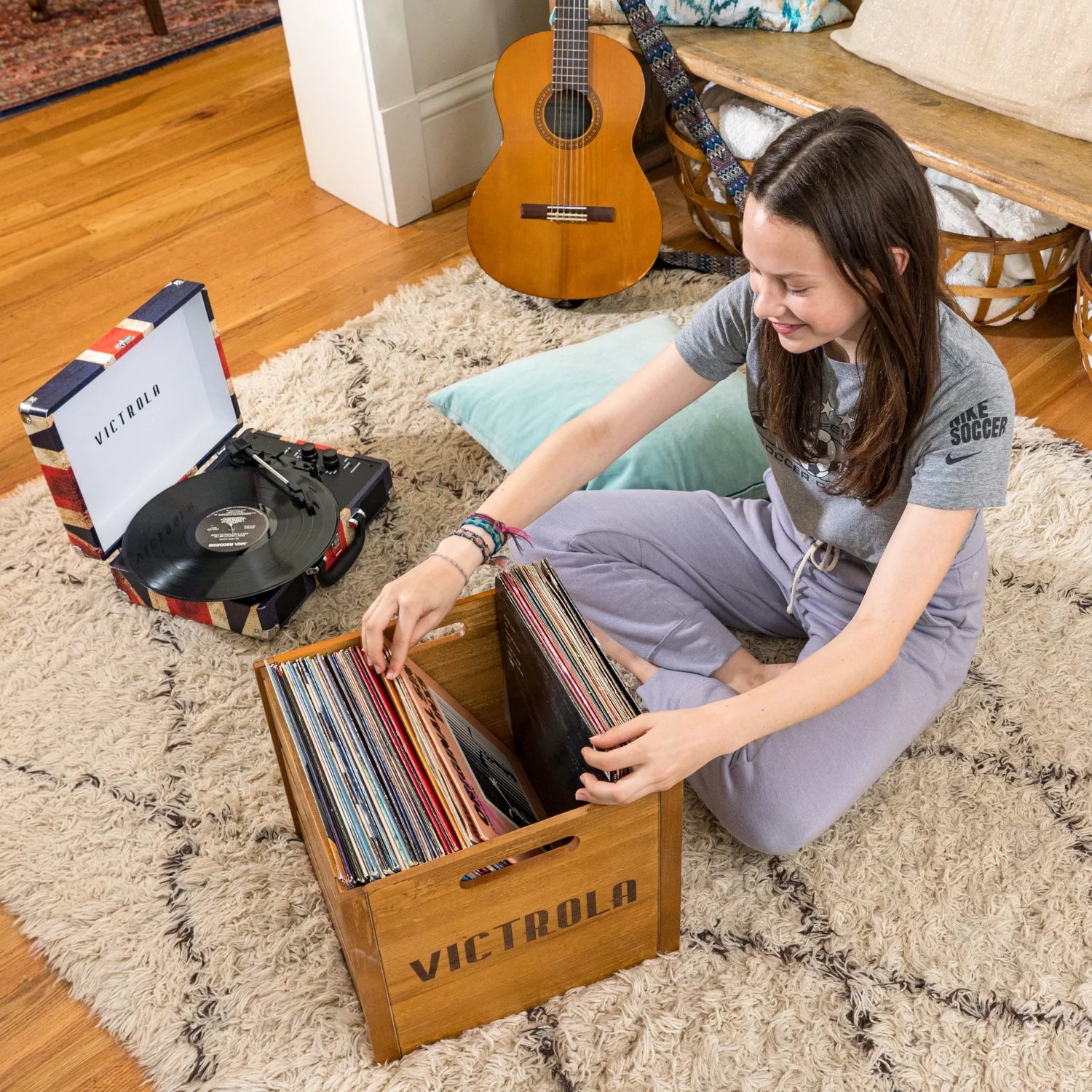 Victrola The Journey Bluetooth Suitcase Record Player I72668
