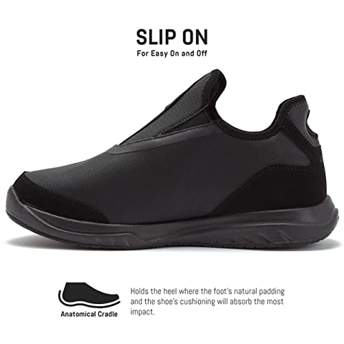 Avia Avi-Breeze SR Women’s Slip On Slip Resistant Shoes, Black X78728