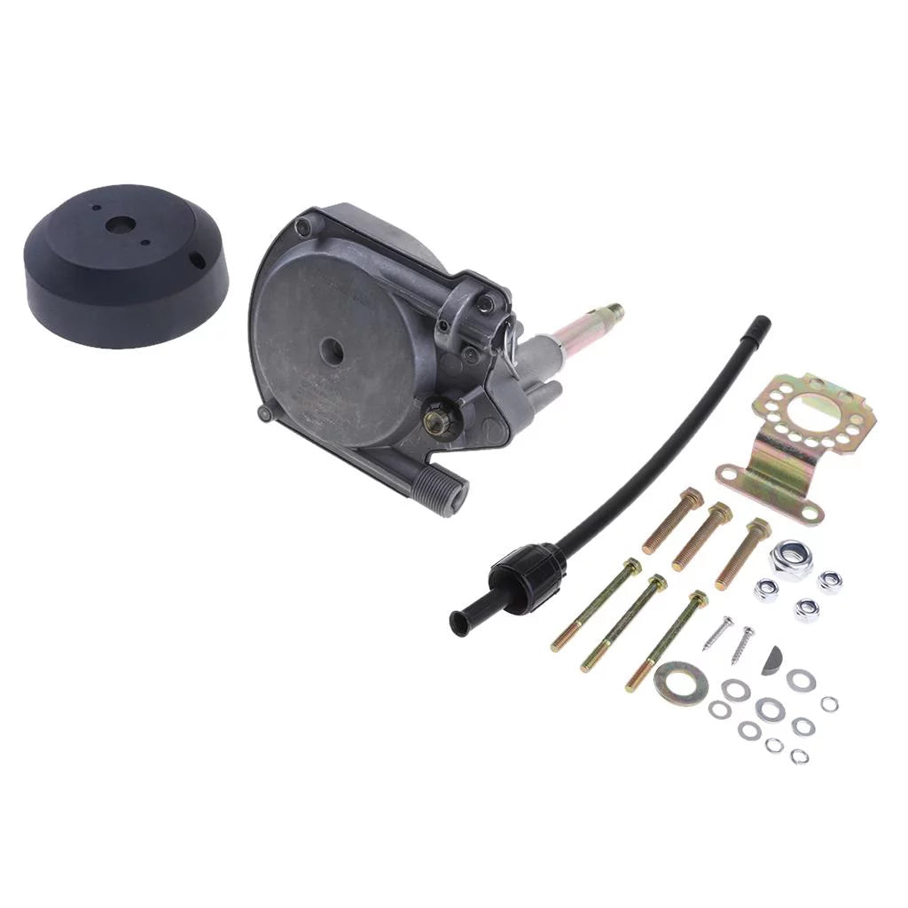 YK7 Single Cable Rotary Steering System with Helm and Bezel for Boat J693