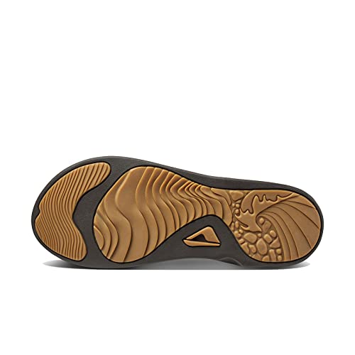 REEF J-Bay III Men's Full Grain Leather Flip Flop Q2986