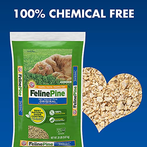 Feline Pine Original 100% Natural Cat Litter, 20Lb F3463