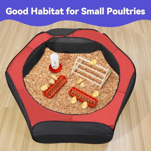 Pawaboo Small Animals Playpen, Waterproof Pet Cage Tent with Zippered Cover, Portable Outdoor Yard Fence, Green C9530